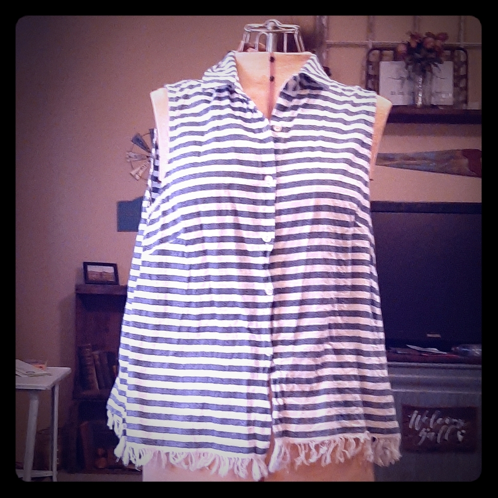 Fringe tank top
